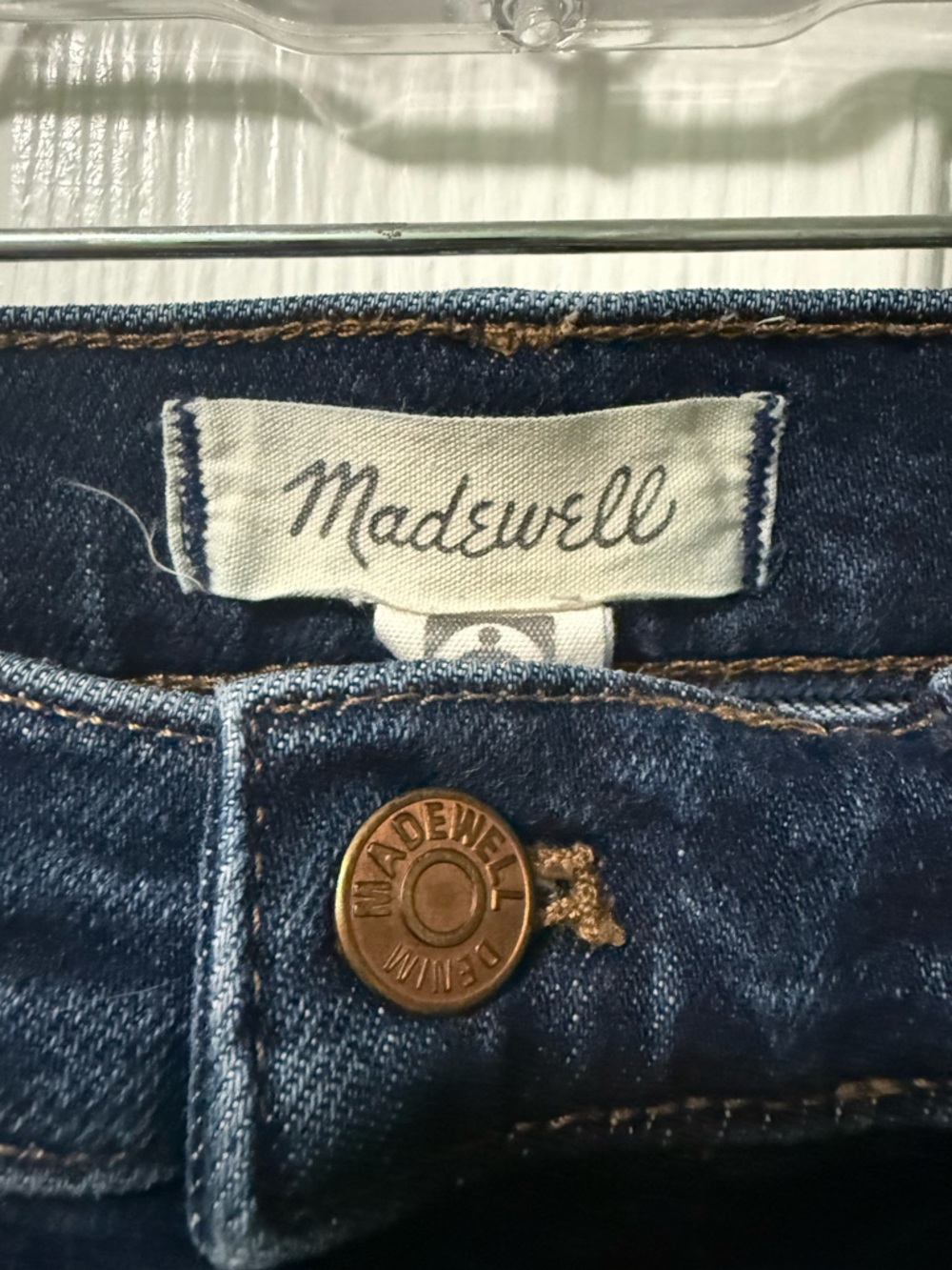 Madewell Women's Indigo Blue Denim Jeans